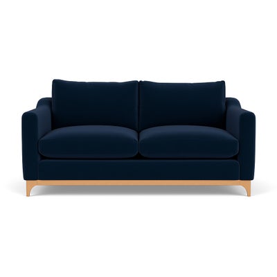 4 Seater Sofa - Deep Blue - Matt Velvet