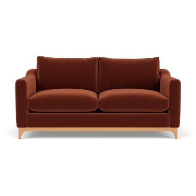 4 Seater Sofa - Brick - Matt Velvet