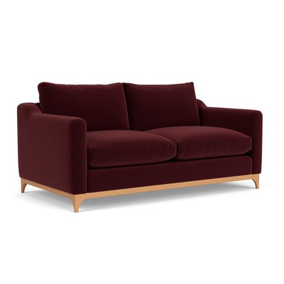 4 Seater Sofa - Dark Rosehip - Matt Velvet