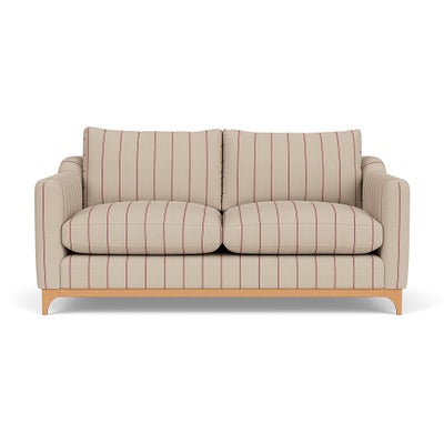 4 Seater Sofa - Raspberry - Compton Stripe