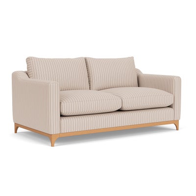 4 Seater Sofa - Flax - Kingham Stripe