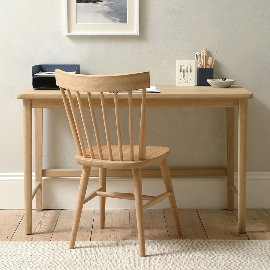 Berkeley Nordic Oak Console Desk - The Cotswold Company