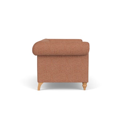 3 Seater - Brick - Herringbone Weave