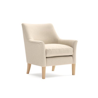 Armchair - Lily White - House Linen Mix