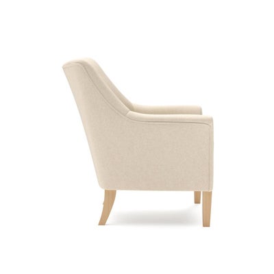 Armchair - Lily White - House Linen Mix