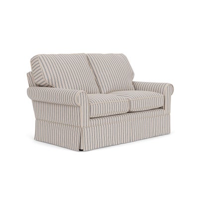 Large 2 Seater - Indigo - Kingham Stripe