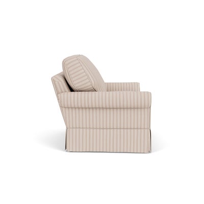Large 2 Seater - Flax - Kingham Stripe