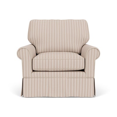 Armchair - Flax - Kingham Stripe