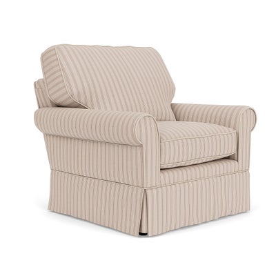 Armchair - Flax - Kingham Stripe