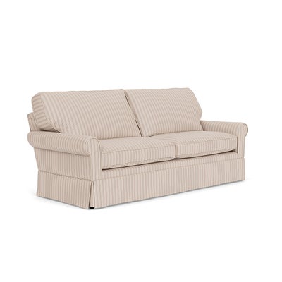 4 Seater - Flax - Kingham Stripe