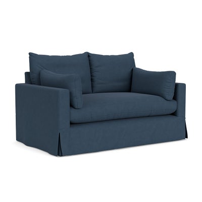 2 Seater Sofa - Indigo - House Linen Mix