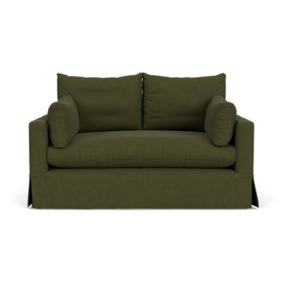 2 Seater Sofa - Forest Green - House Linen Mix