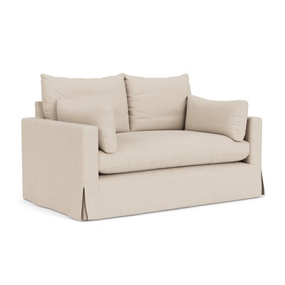 2 Seater Sofa - Lily White - House Linen Mix