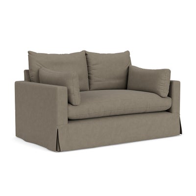 2 Seater Sofa - Mid Grey - House Linen Mix