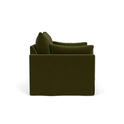 2 Seater Sofa - Forest Green - Matt Velvet