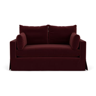 2 Seater Sofa - Dark Rosehip - Matt Velvet