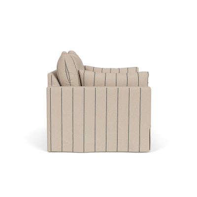 2 Seater Sofa - Charcoal - Compton Stripe