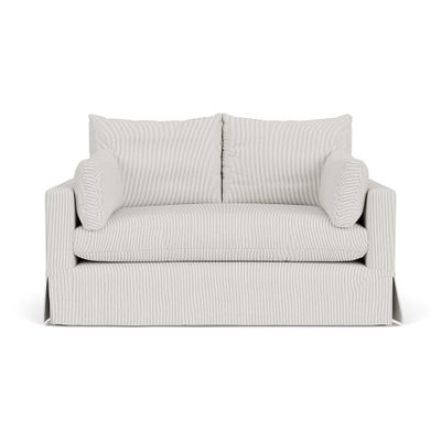 2 Seater Sofa - Grey - Broadway Stripe