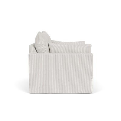 2 Seater Sofa - Grey - Broadway Stripe