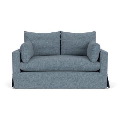 2 Seater Sofa - Mid Blue - Aquaclean Oxford