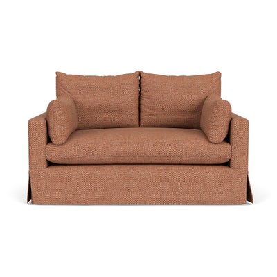 2 Seater Sofa - Brick - Herringbone Weave