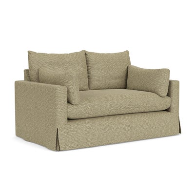 2 Seater Sofa - Apple - Herringbone Weave