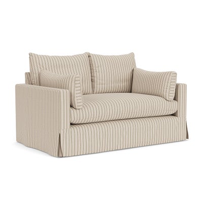 2 Seater Sofa - Sage - Kingham Stripe