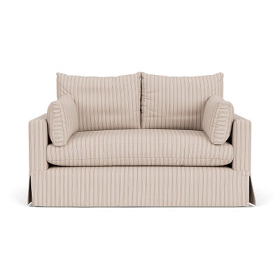 2 Seater Sofa - Flax - Kingham Stripe