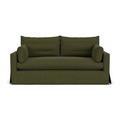 3 Seater Sofa - Forest Green - House Linen Mix