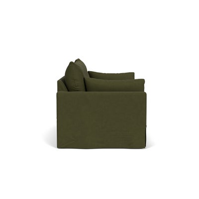 3 Seater Sofa - Forest Green - House Linen Mix