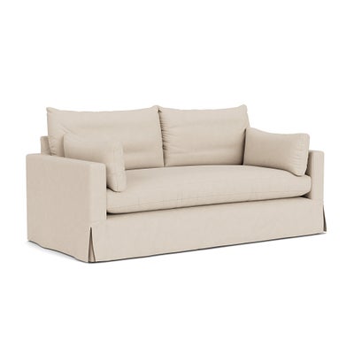3 Seater Sofa - Lily White - House Linen Mix