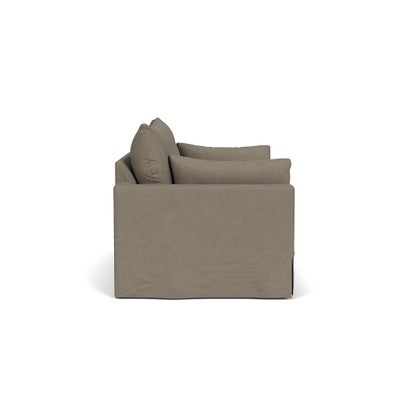 3 Seater Sofa - Mid Grey - House Linen Mix
