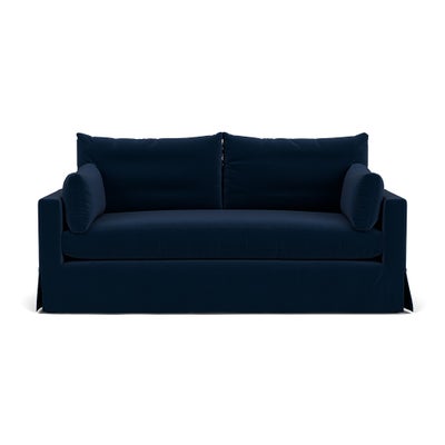 3 Seater Sofa - Deep Blue - Matt Velvet