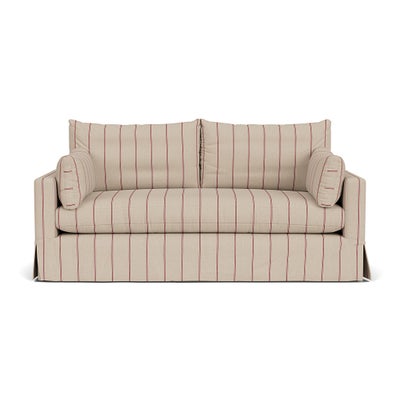 3 Seater Sofa - Raspberry - Compton Stripe