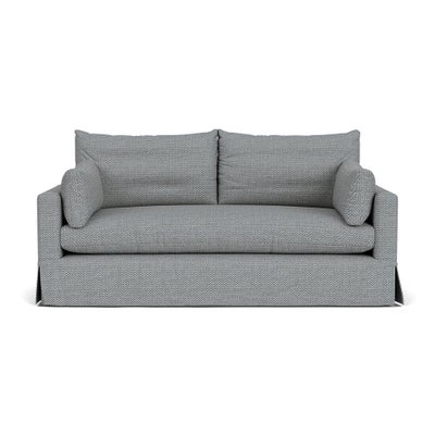 3 Seater Sofa - Navy - Herringbone Weave