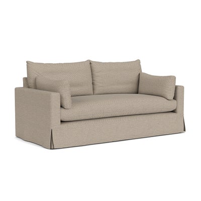 3 Seater Sofa - Natural - Herringbone Weave