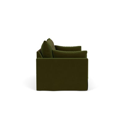 4 Seater Sofa - Forest Green - Matt Velvet