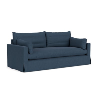 4 Seater Sofa - Indigo - House Linen Mix