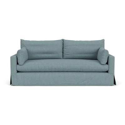 4 Seater Sofa - Sky Blue - House Linen Mix