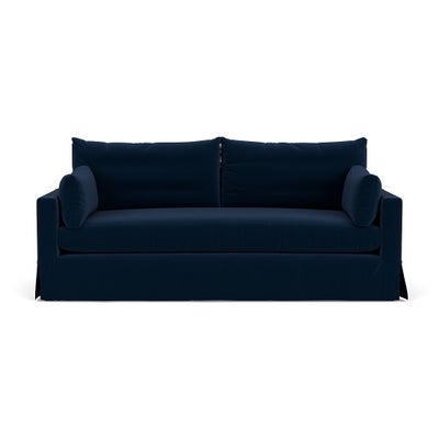 4 Seater Sofa - Deep Blue - Matt Velvet