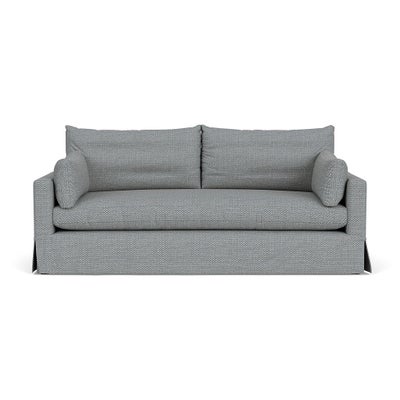4 Seater Sofa - Navy - Herringbone Weave