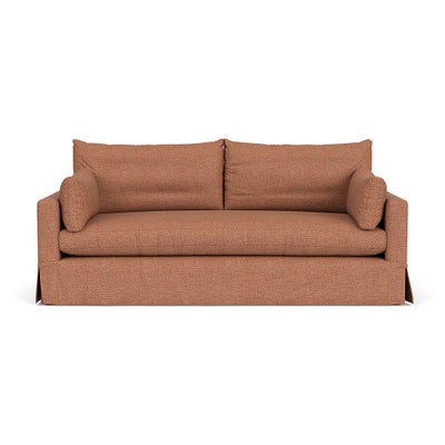 4 Seater Sofa - Brick - Herringbone Weave