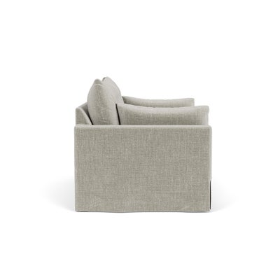 Large 2 Seater - Grey Mist - Eco Chenille