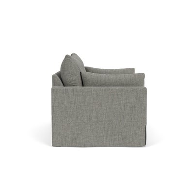 Large 2 Seater Sofa - Grey Marl - Rustic Weave