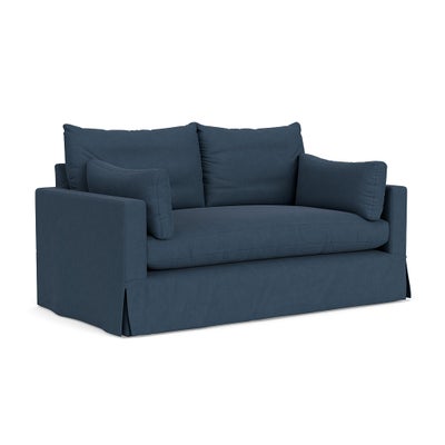 Large 2 Seater Sofa - Indigo - House Linen Mix