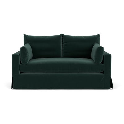 Large 2 Seater Sofa - Lake - Matt Velvet
