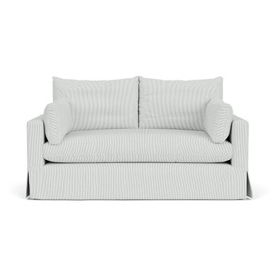 Large 2 Seater Sofa - Duck Egg - Broadway Stripe