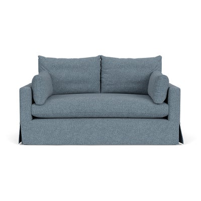 Large 2 Seater Sofa - Mid Blue - Aquaclean Oxford