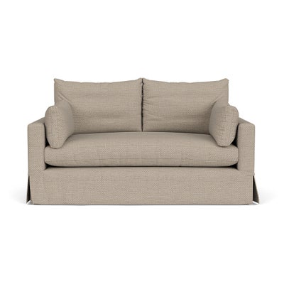 Large 2 Seater Sofa - Natural - Herringbone Weave