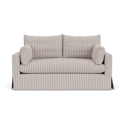 Large 2 Seater Sofa - Indigo - Kingham Stripe